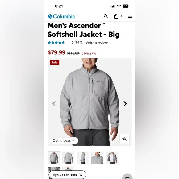 Men’s Soft Shell Jacket - Picture 4 of 4